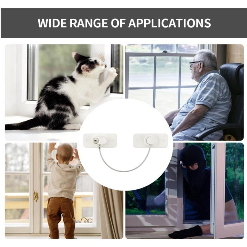 Baby Safety Lock Child Protection Refrigerator/Window Children Security Lock For Kids Cabinet Lock With Keys