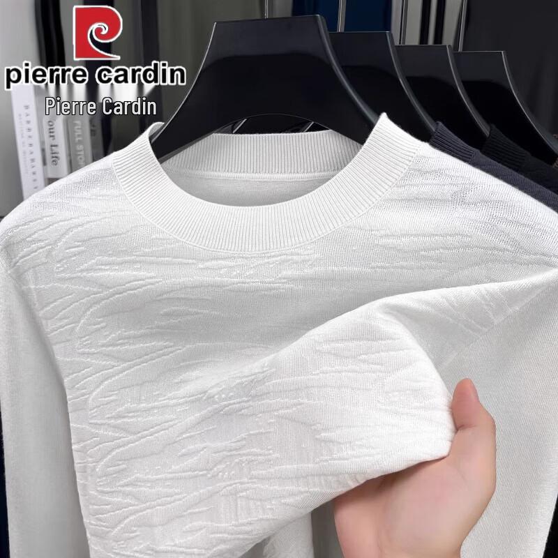Pierre Cardin Мужской свитер с круглым вырезом, крупной вязки