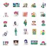 50 шт. Saiki Kusuo No Sai-Nan граффити наклейки для ноутбука скейтборд наклейка Stick