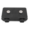Magnetic Key Box Under Car Concealed Holder Tool Storage Organizer for Security Labels Door and Car Keys 19x12.5x4.7cm