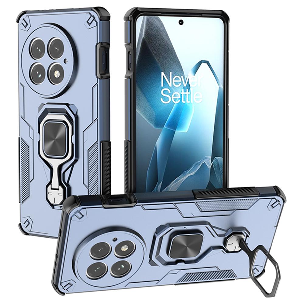 For OnePlus 13 Case Rotatable Ring Kickstand PC+TPU Shockproof Phone Cover