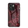 For MOTOROLA MOTO Edge 40 Neo Gradient Painted Tempered Glass Phone Case For Moto Edge 30 Ultra Lens Protection Shockproof Back Cover