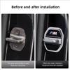CTCE1 4Pcs Silicone Car Door Lock Buckle Protector Cover Interior Accessories Motorcycle Decal For BMW G80 G06 G07 G42 G14 G15 E46