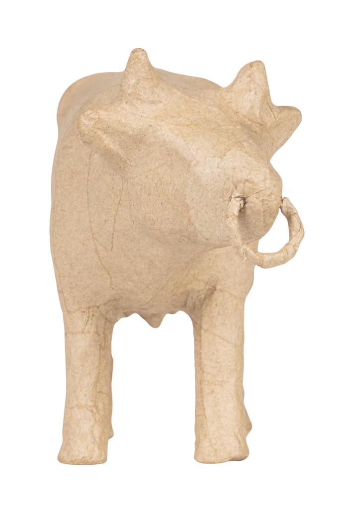 Декупаж Папье-маше Корова Средняя Корова Животное Французское Рукоделие Украшение dp-sa240