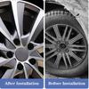 4 Pcs Hub Caps, 60Mm Wheel Center Caps Rim Hub Replacement Center Covers Universal ABS Snap In Wheel Center Hubcaps Plastic Polished Surface For Rims