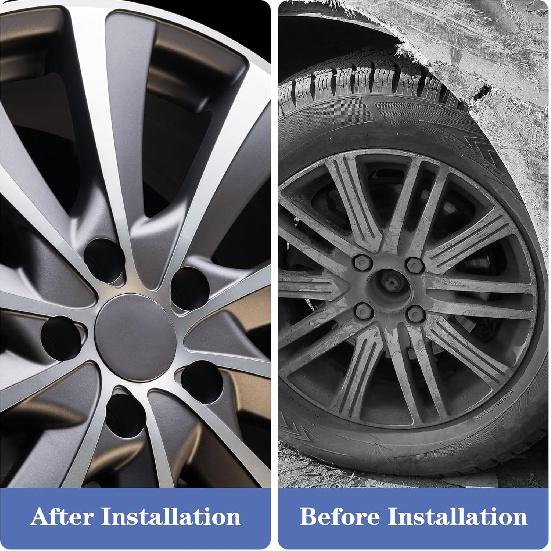 4 Pcs Hub Caps, 60Mm Wheel Center Caps Rim Hub Replacement Center Covers Universal ABS Snap In Wheel Center Hubcaps Plastic Polished Surface For Rims