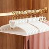 5/10PCS Pink/White Cute Bear Clothes Hangers,Non-Slip Space-Saving Slim PP Hangers for Coat Jacket Dress,Household Clothes Rack