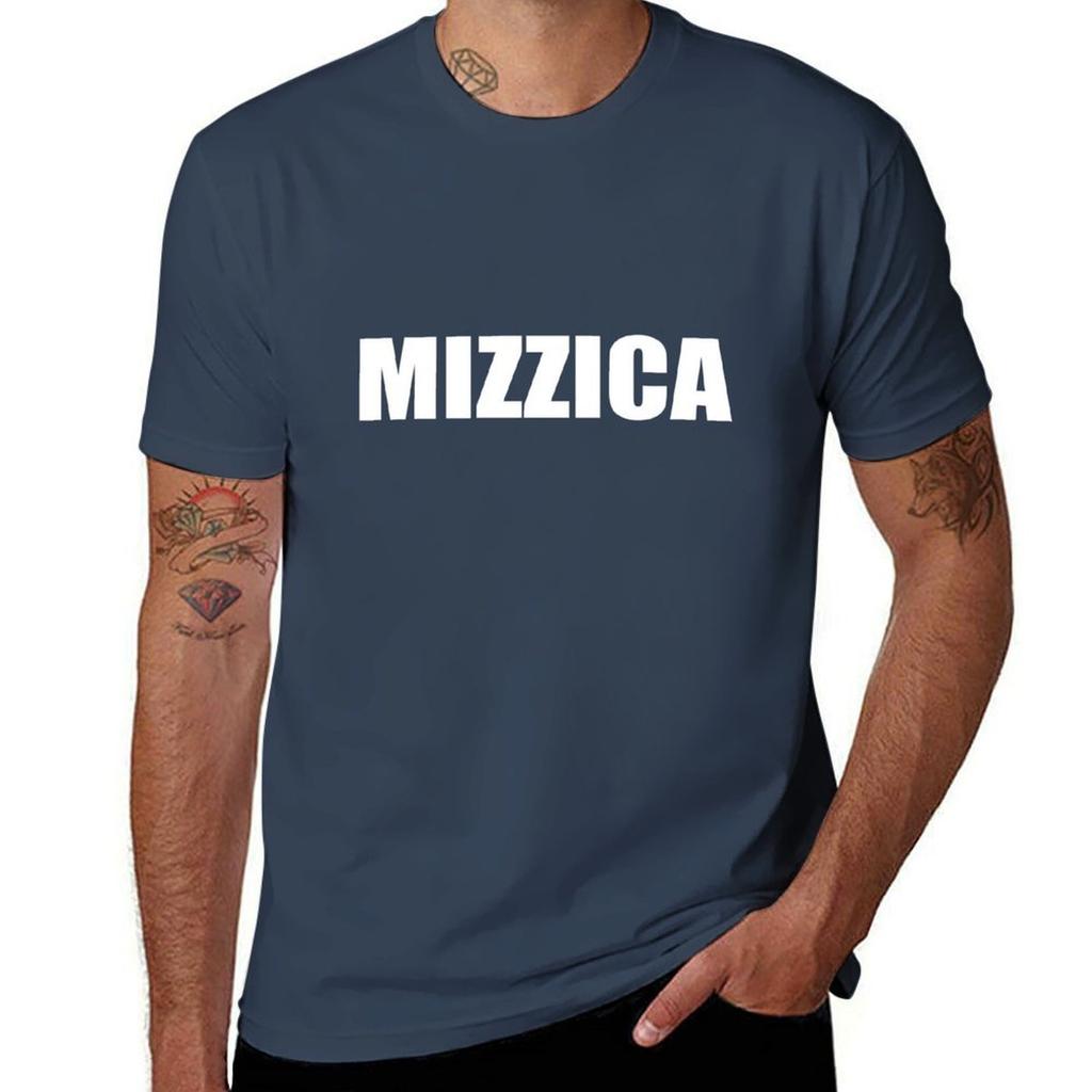 Mizzica Sicilian Word Sicily Sicilia Funny Gift Regalo TShirt Worker Basic Short Sleeve Tee