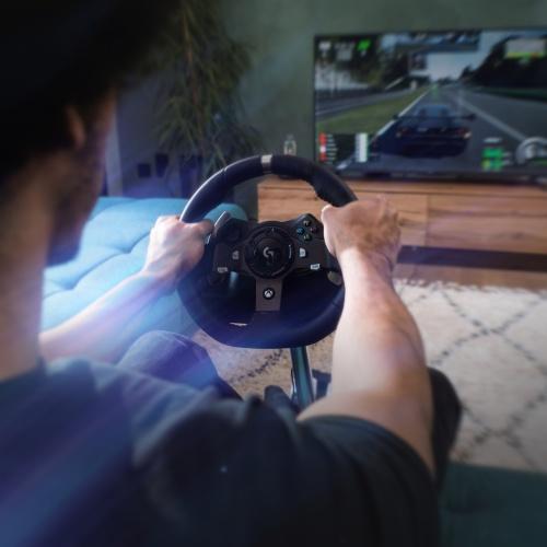 Logitech G920 Driving Force Steering Wheels & Pedals, for Xbox Series X|S /Xbox One/PC, Black