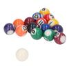 25mm Mini Billiard Ball Complete 16 Balls Set American Style Resin Pool Table Balls Accessories