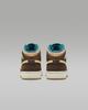 DZ6335-200 Nike GS Air Jordan 1 Mid SE Какао Вау Але Коричневый Пень Светящийся Зеленый