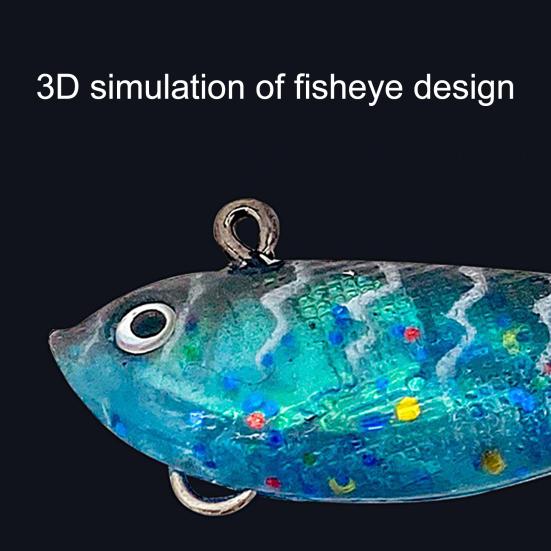 7 г / 6 см Бионическая мягкая приманка Острый крючок 3D имитация рыбьего глаза Реалистичное кольцо Figure 8
