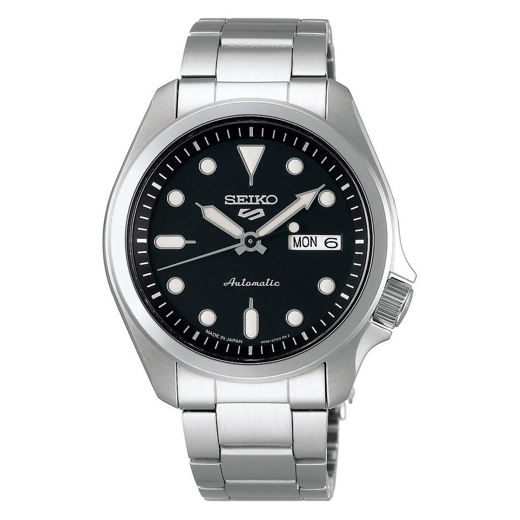 Seiko 5 Sports Automatic Mechanical Limited Edition Watch Men's Seiko 5 Sports Made in Japan SRPE55 black