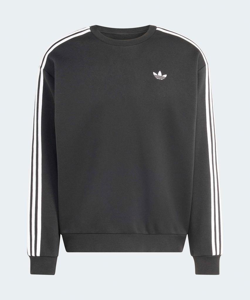 ADIDAS 3-Stripe Oversized Crew Neck - Black / Ke2916