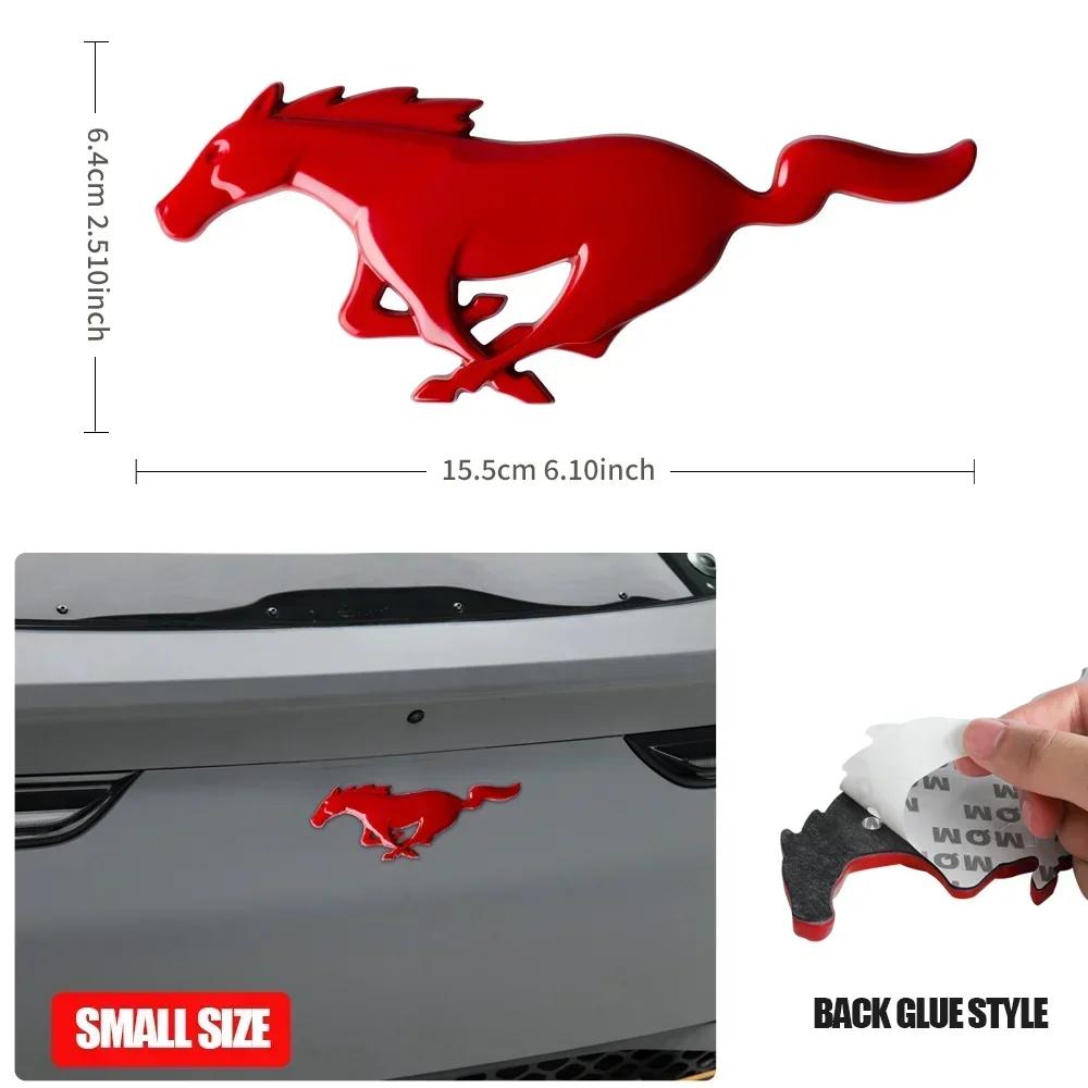 Car Sticker 2026 Ford 2025 Hot 3D Metal Styling Car Front Grill Badge Sticker Decal for Ford Focus Mustang 2 3 4 MK2 MK3 MK5 Fie