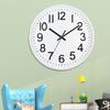 Wall Clock Large Numerals Design Easy-to-Read Battery Operated Modern Silent Non-Ticking Round Clock Wall Decoration