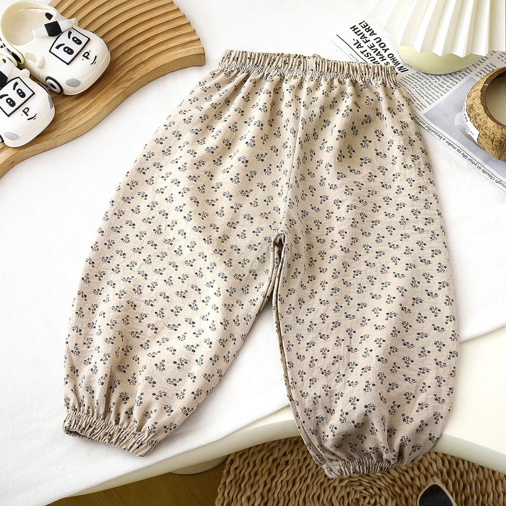 Children's Pants, Summer Pants for Boys and Girls, Breathable Anti-mosquito Pants, Baby Thin Children's Pants