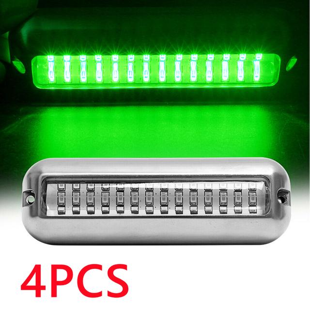 4PCS Underwater Light Speedboat Boat Lights 42 LED Navigation Lighting Boat Marine Transom Light RVS Yacht Accessories