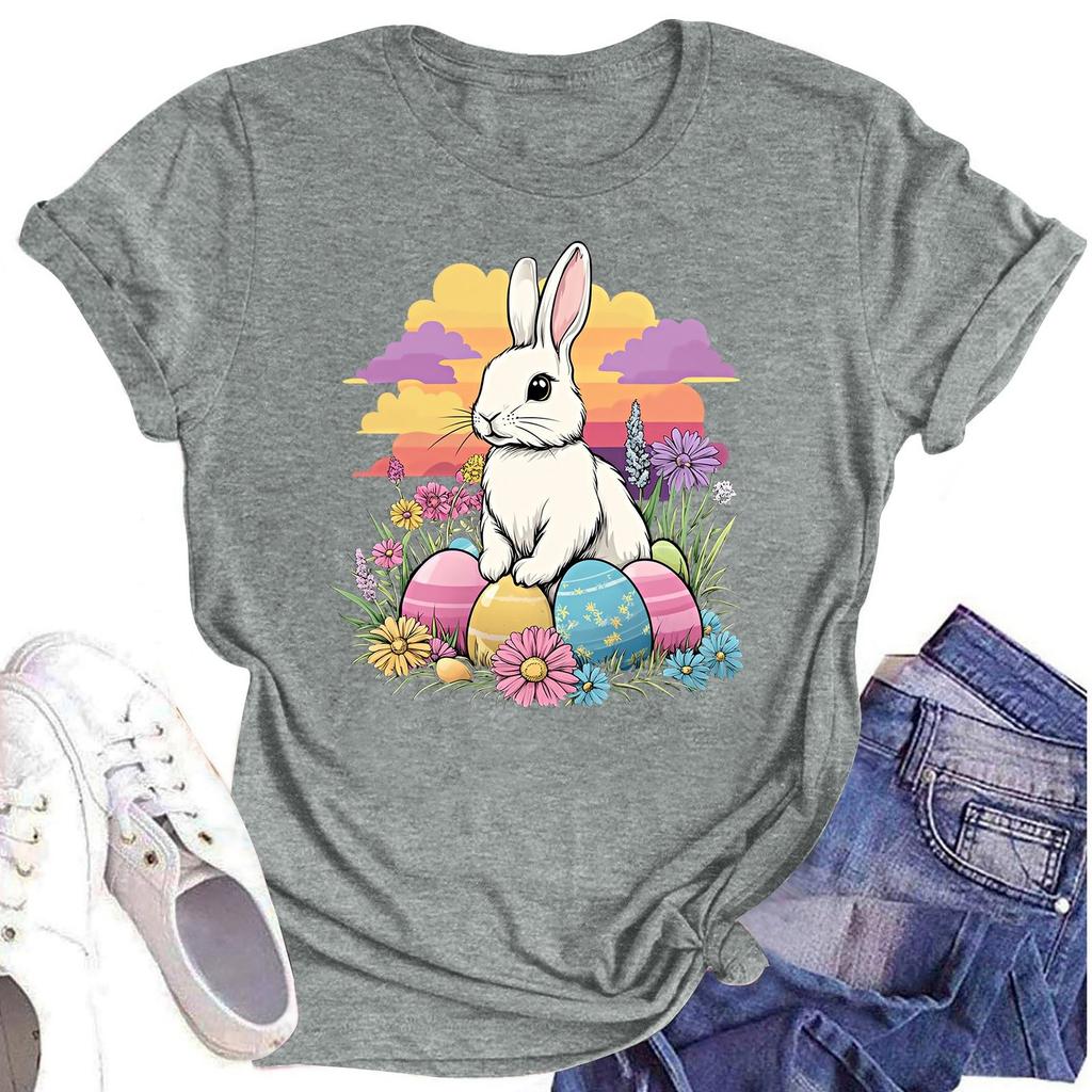 Женская повседневная футболка с короткими рукавами и круглым вырезом с принтом и буквенным топом