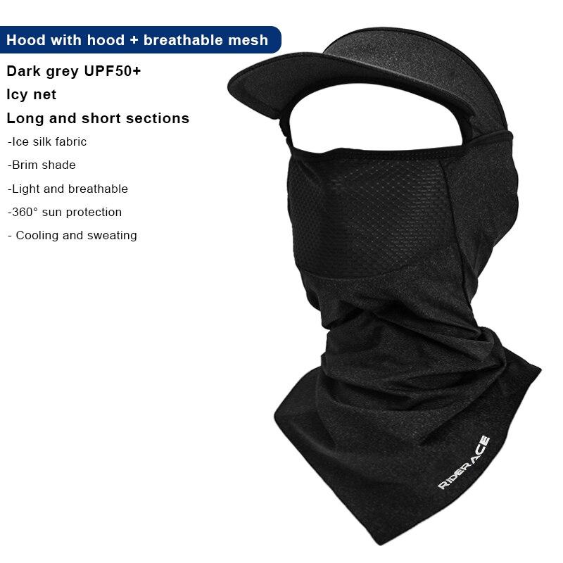 Summer Cycling Cap Bicycle Ice Silk Headband Mask Outdoor Sport Breathable Balaclava Women Men Running Fishing Headwear Mask