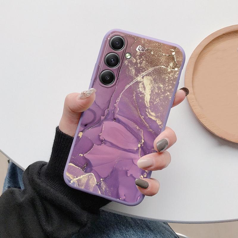 Мраморный мягкий силиконовый чехол для Xiaomi Redmi Note 13 Pro 13C Poco M6 Samsung A35 A55 M35 S24 Huawei Honor 200 iPhone Camera Защитный противоударный чехол