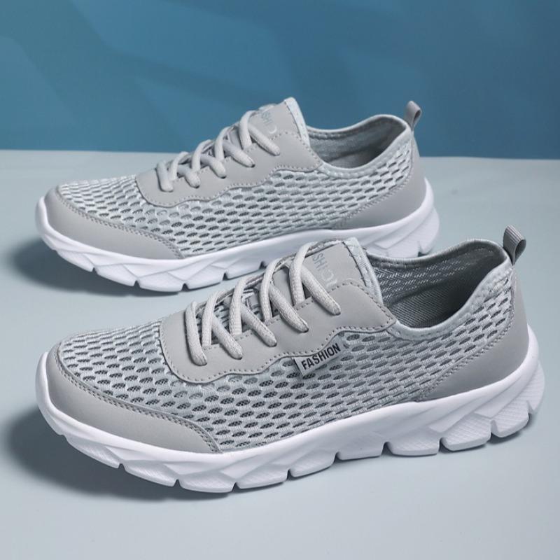 Fashion Men Sneakers Summer Lightweight Breathable Mesh Running Men's Shoes,anti Slip Wear-resistant Platform Sneakers Tênis Masculino
