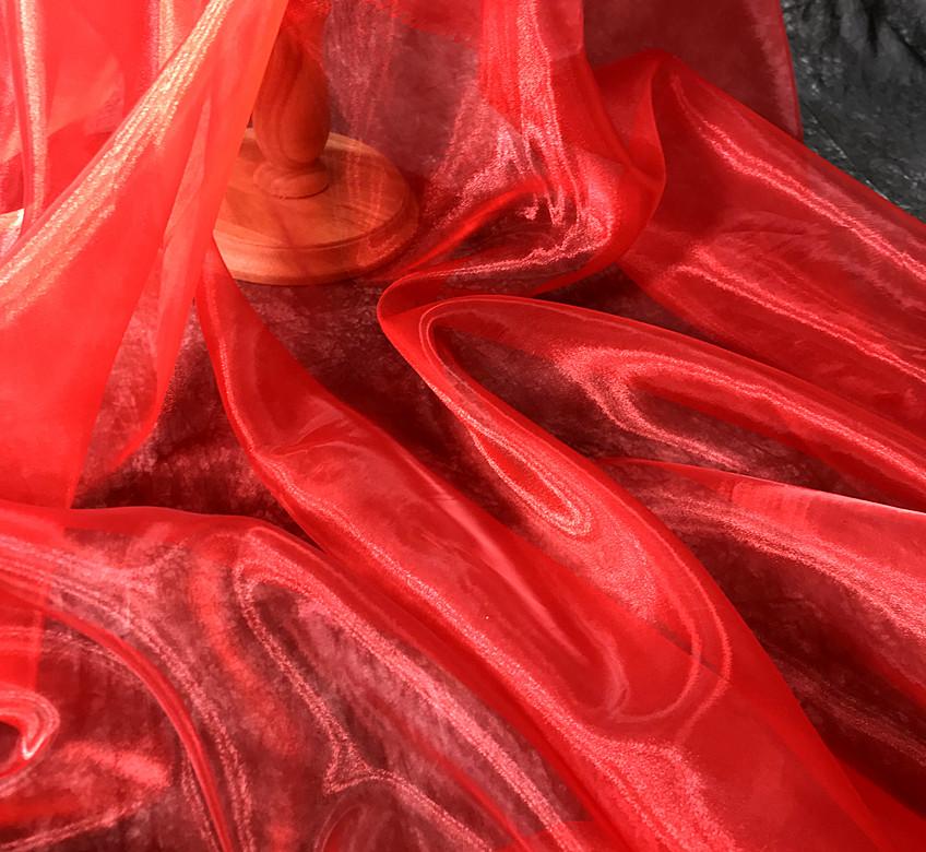 Пряжа «Яркий кристалл» Матовая Водная сетка Высококачественная Свадебная ткань Хрустящая Органза Дизайнерская ткань DIY Сцена Свадебное украшение