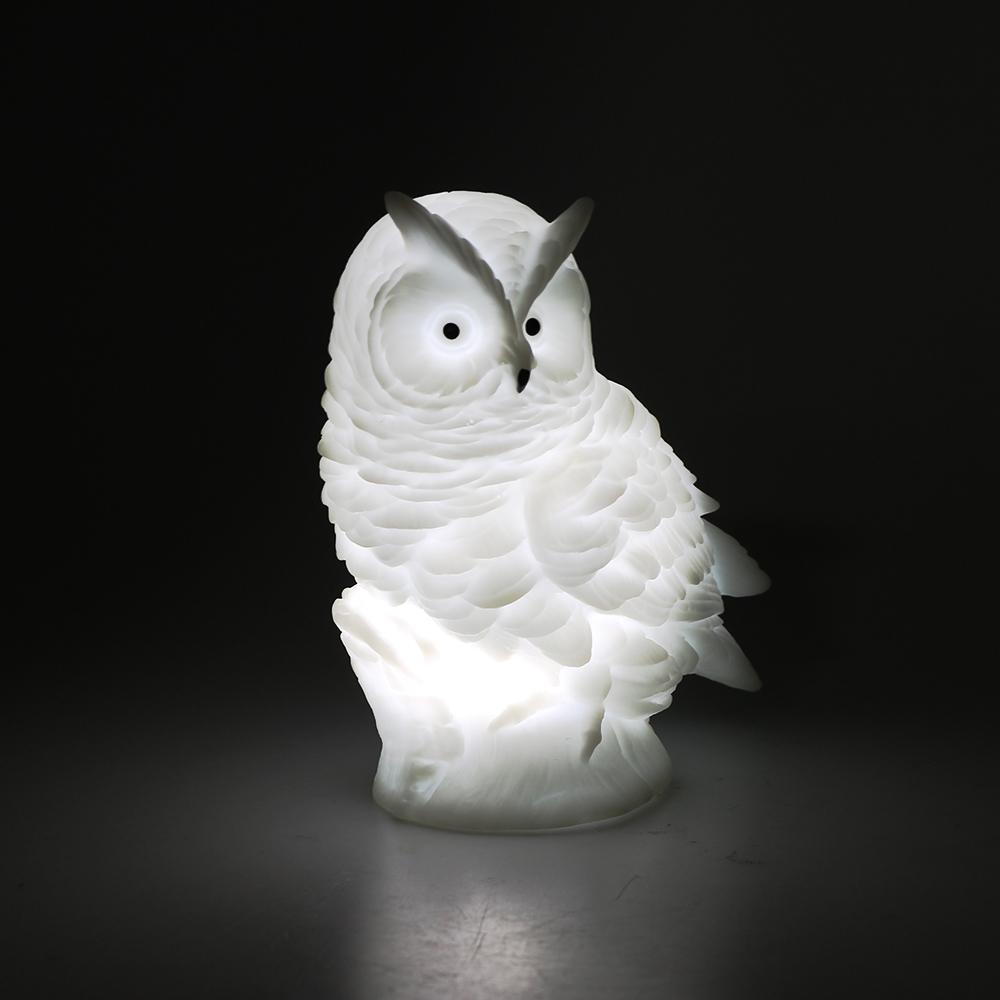 Ночные светильники DC5V светодиодные ночники с совой, настольные настольные лампы, милые креативные прикроватные лампы с животными, украшения, освещение, подарок другу