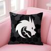 CSGO team logo meme Spirit Falcon Cushion Cover Pillow Case Soft Friendly Fabric  Concealed Zipper
