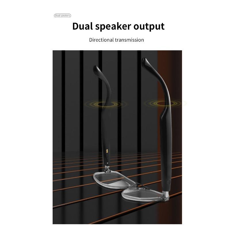 Smart Glasses Bluetooth Audio Glasses Double Beam Color Changing Glasses Anti Blue Light Listening To Music Making Calls Anti UV Sunglasses