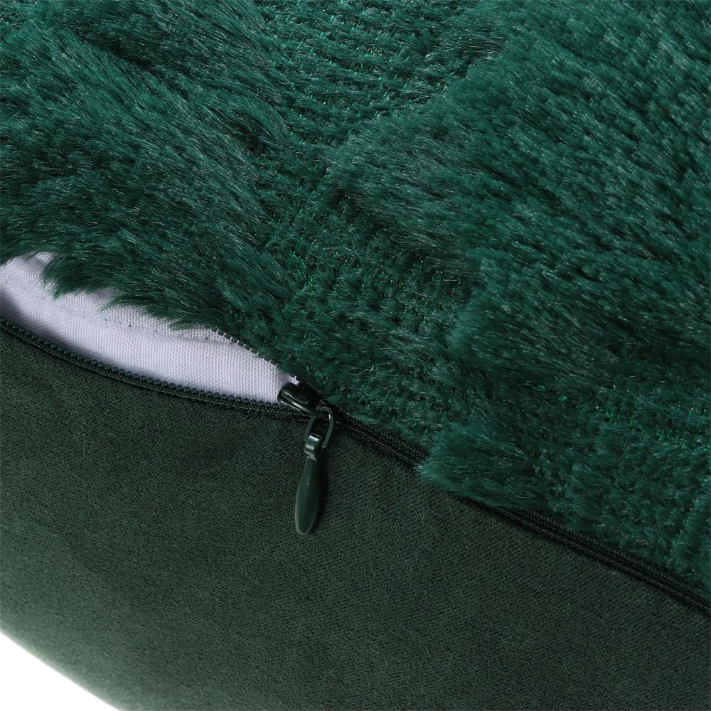 1/2 шт. Плюшевые наволочки Зеленая Рождественская елка Пушистая наволочка Офис