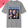 Camisetas Michael Scott Tshirt Casual Funny Pure Cotton Short Sleeve Vintage Graphic T Shirts Hot Sale Crewneck Streetwear Tee