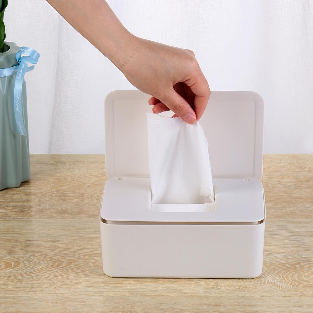 Dust-proof Holder Container Napkin Storage Baby Wipes Paper Case Home Tissue Wet Tissue Box