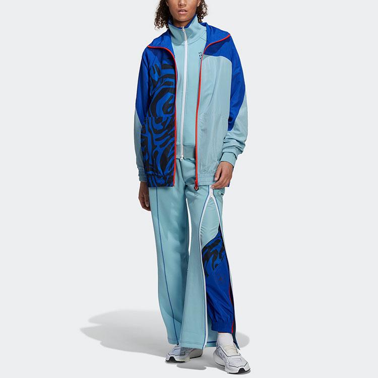 adidas Asmc Sw Tp однотонные повседневные длинные брюки с боковой молнией и разрезом, женские плавки, арктический ледяной синий HD9136