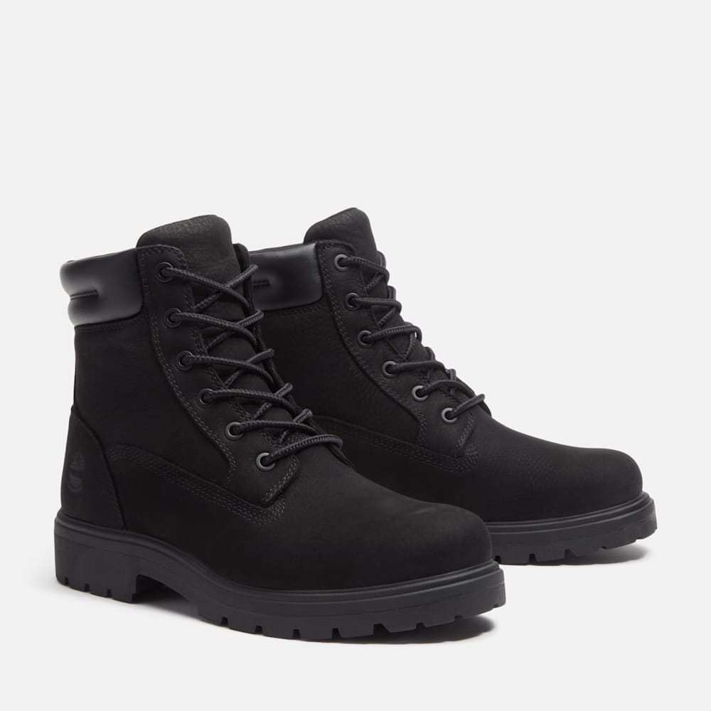 Timberland Women'S Auburn Falls Waterproof Worker Boots Black_Tb0A41Pgw051