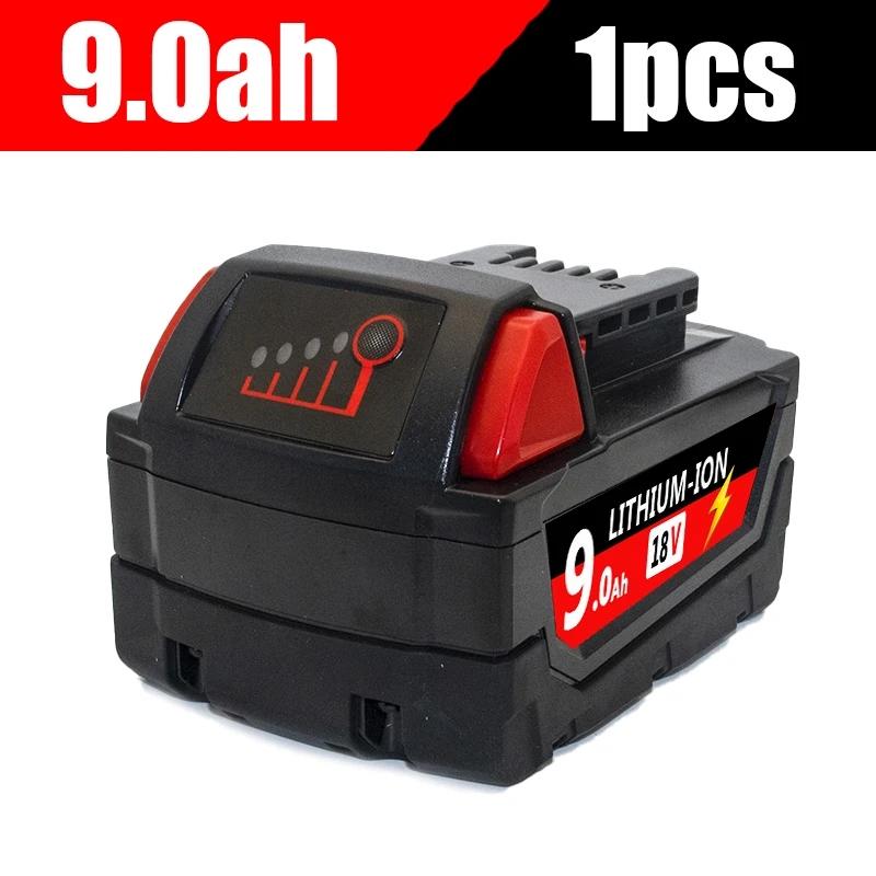 6000 мАч/9000 мАч для Milwaukee M18 18 В Замена для Milwaukee M18B5 XC Li-ion аккумулятор 48-11-1815 48-11-1850 2604-22 2604-20