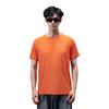 Under Armour Однотонный свитер с круглым вырезом, спортивная эластичная футболка с коротким рукавом, мужские топы, оранжевый 1378988-800