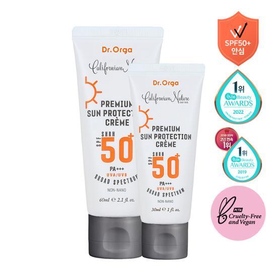 Dr.Orga Premium Sun Protection Cream 60ml Promotion (+30ml Free)