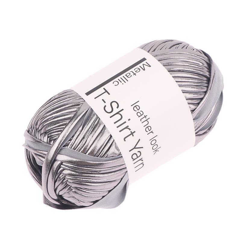 40 м/рулон искусственная кожа блестящая пряжа для вязания крючком ткань пряжа для ручного вязания своими руками пряжа для сумки одеяла подушки
