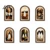 Autumn Tiered Tray Decor Ghost Arched Wall Decor, Cute Halloween Table Sign, Rustic Farmhouse Entryway Tabletop Sign Shelf Art for Mantel Living Room