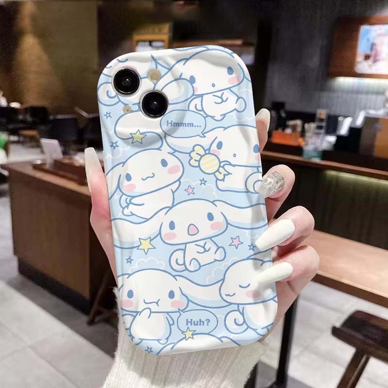Чехол для OPPO Realme C85 Pro C83 C65 C67 16 15 14 13 Pro C55 C35 C71 C65 C63 C53 5G Милый браслет с Синнамороллом Прозрачный чехол