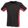 Mens Short Sleeve Performance Panel Sports T-Shirt