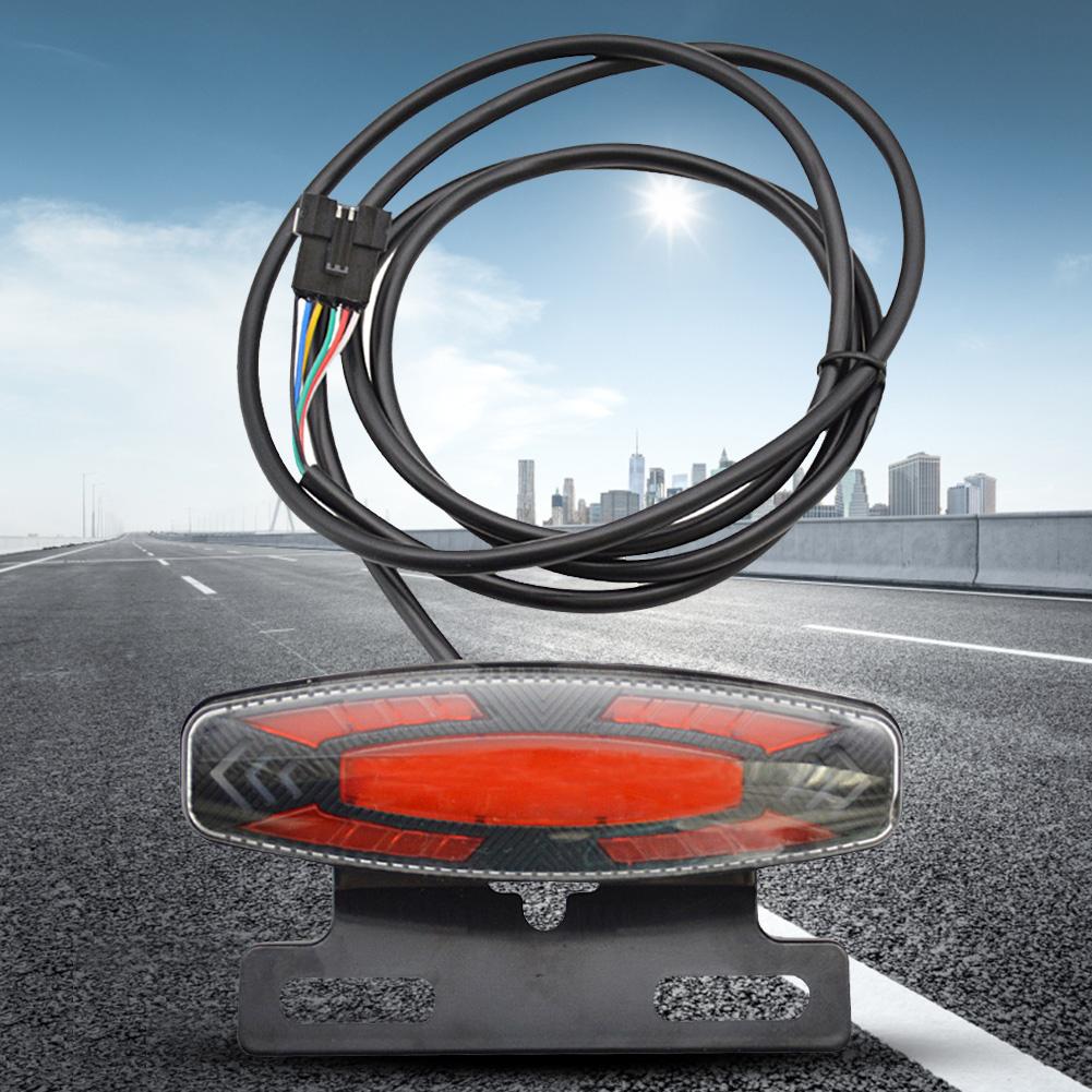 Электровелосипед Передний тормоз Задний фонарь 24В 48В Велосипедная багажная фара со звуковым сигналом Переключатель фары Электрический велосипед Поворотник Задний фонарь Набор аксессуаров