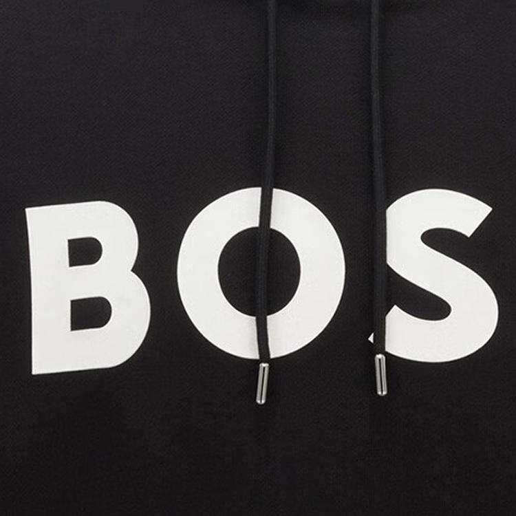 Hugo Boss logo-print cotton hoodie 50477732-001