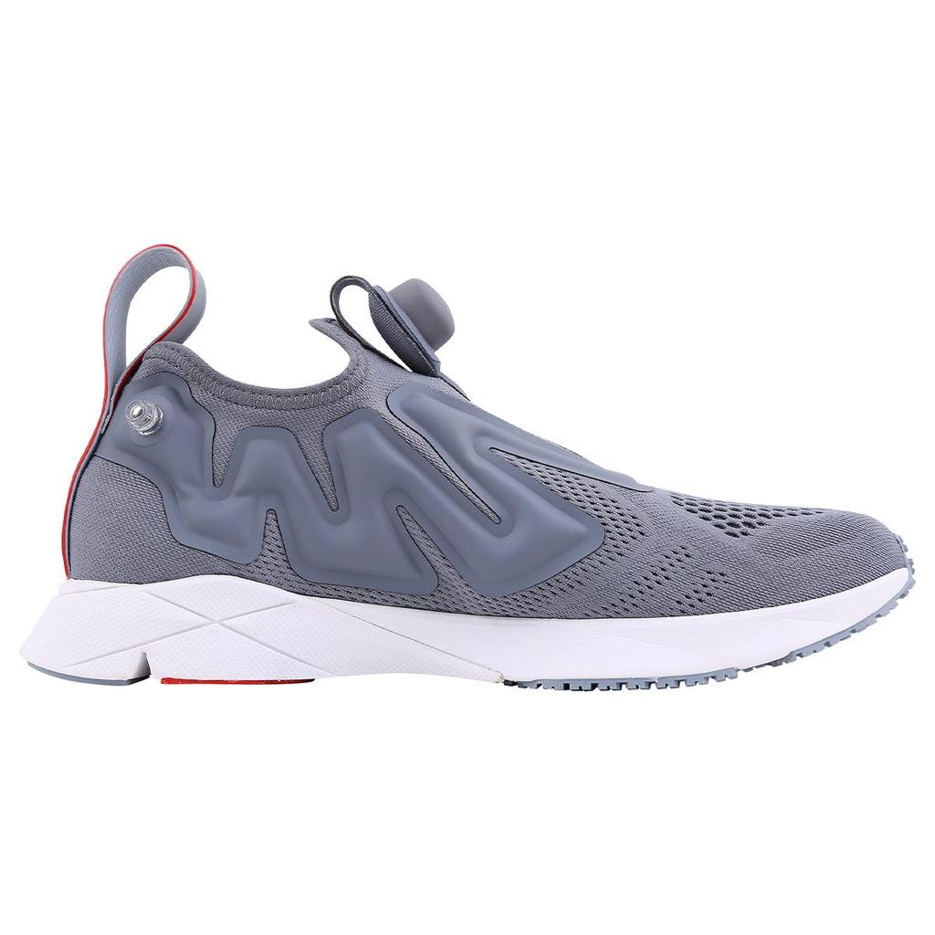 Reebok Pump Supreme Engine Slip-On Sports Mesh Cushioning Breathable Low-Top Running Shoes Unisex Sneaker Gray CN2191