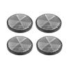 Reflector Warning Reflector Reflective Cover for Motorcycles Plastic Screw-in Type M6x1.0 White 4pcs