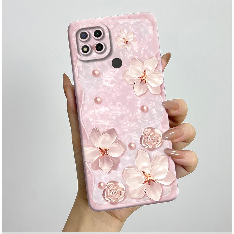 Phone Cases For Xiaomi Redmi 9C NFC 10A Fashion Butterfly Flowers Soft Silicone Back Cover For Redmi 9C Shockproof Coques Fundas