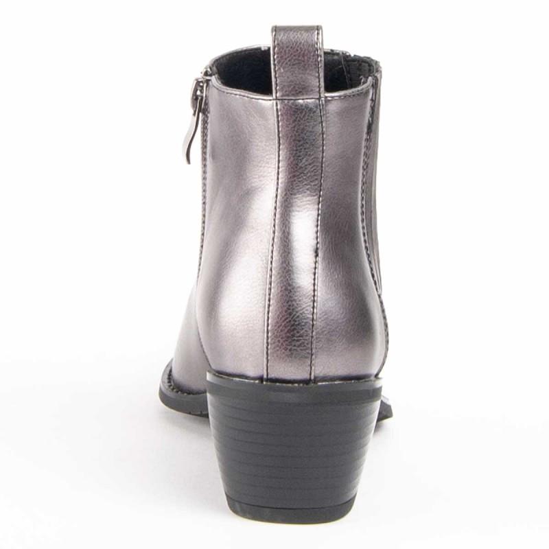 Botín De Tacón Para Mujer. Montevita Espuela 100941