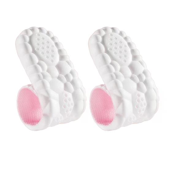 1 Pair 4D Elastic Cloud Breathable Soft Foam Sole Arch Support Shock Absorption Lightweight Sports Insole