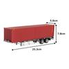Platts Kencraft 40ft Marine Container Rust Color Dedicated Transport Trailer 1/50 &